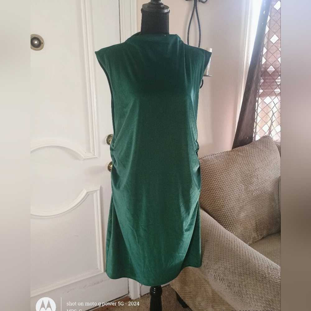 a new day Green Sleeveless Dress Size Extra Large New With Tags - Picture 2 of 7